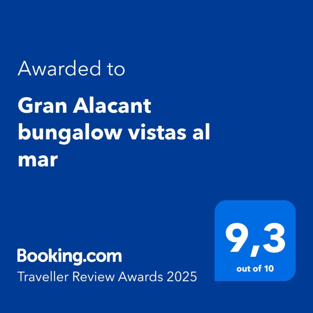 Gran Alacant Bungalow Vistas Al Mar Dış mekan fotoğraf